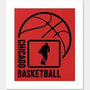 Chicago Basketball 02 Posters and Art